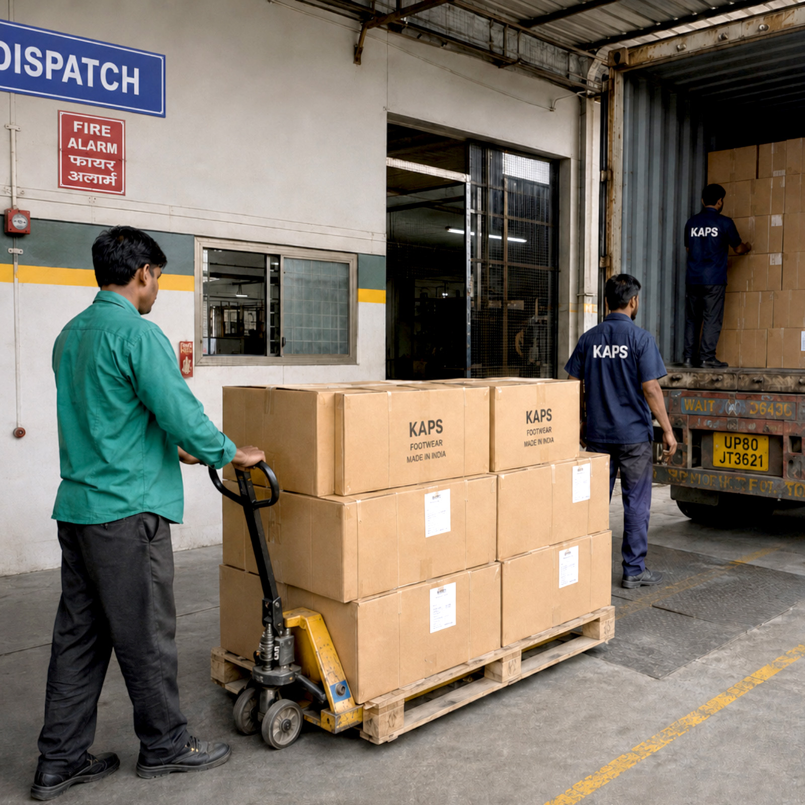 Export logistics containers